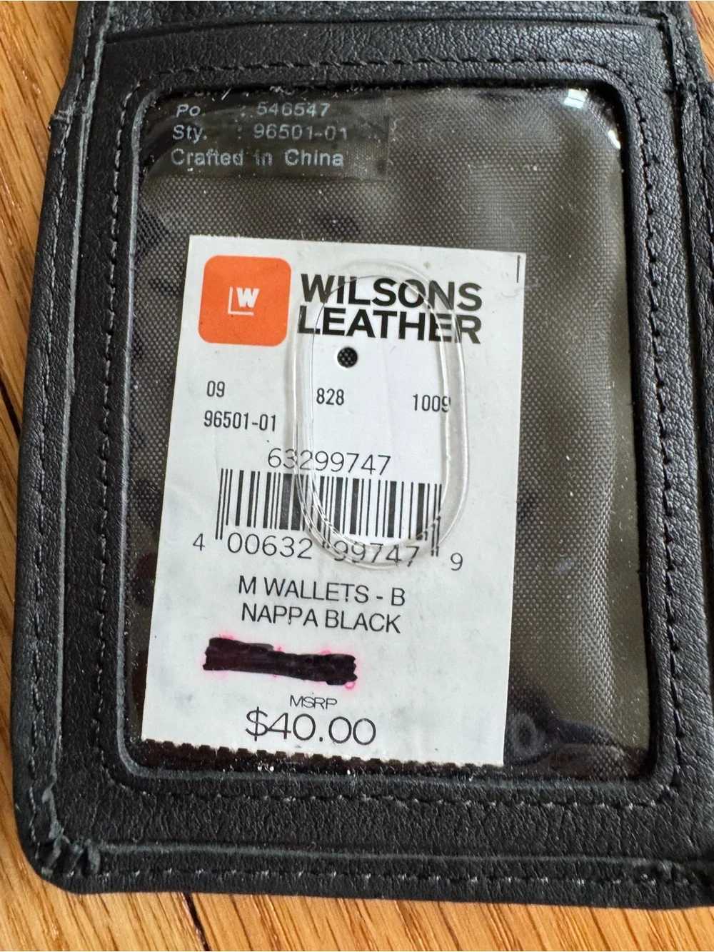Wilson Leather men’s wallet NWT